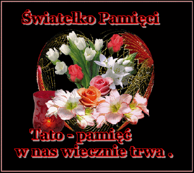 Serce zrobione z kwiatów światełko pamięci